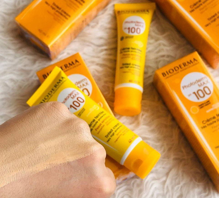ضدآفتاب رنگی بیودرما spf100🌞🌞🌞